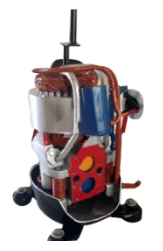 Actual Cut Sectional Model of Reciprocating Refrigerant Compressor